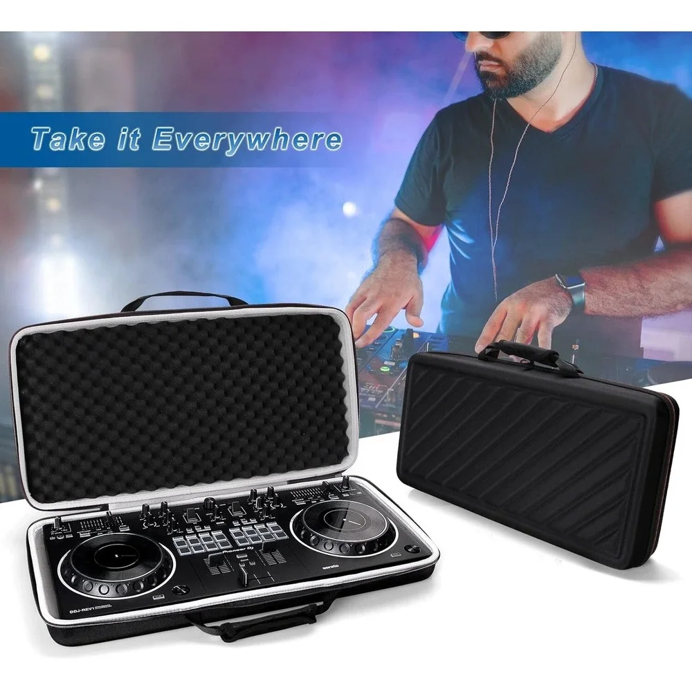 XANAD Hard Case for Pioneer DJ DDJ-REV1 Controller Protective Storage Travel Bag